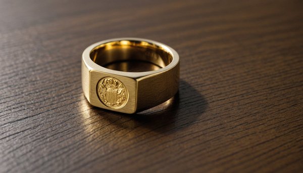 Chevalière en or 24 carats pour homme : le choix parfait